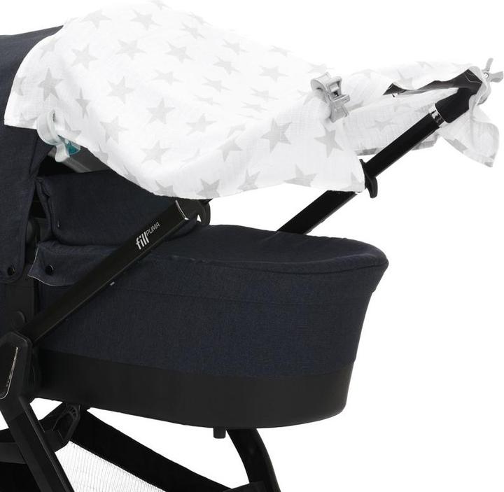 Produktbild ASMI Swaddle Clips, Kinderwagen Klammern 2 Stück Weiss