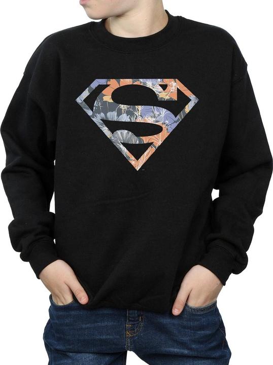 Produktbild Superman Floral Logo 2 Sweatshirt Jungen (140, 146)