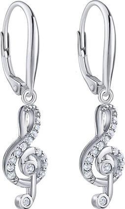 Image du produit Silvego Concepteur de boucles d'oreilles en argent treble clef JJJED1098