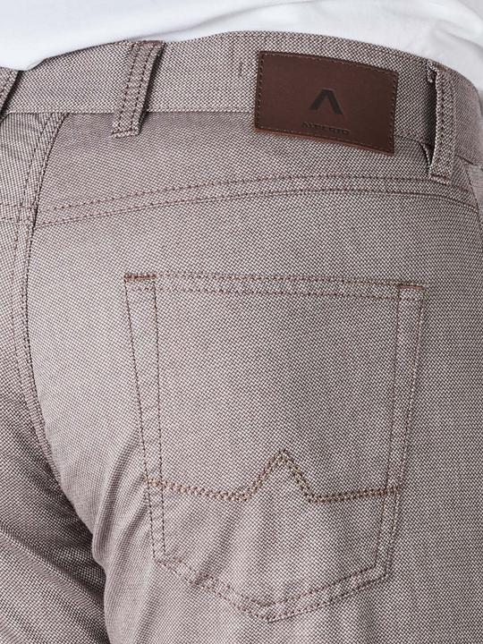 Actual product image Alberto Smart Cotton Pipe Pant Regular Slim Fit Brown (W36/L30)