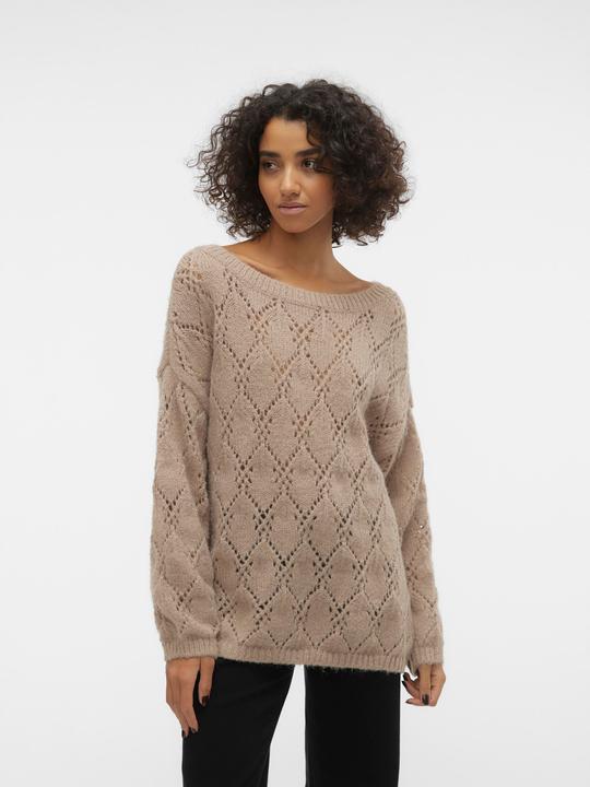 Produktbild Vero Moda VMSTAR LS BOATNECK LONG PULLOVER GA EXC Strickpullover (M)