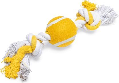 Actual product image Karlie Baumwollknoten mit Tennisball (Ball toy dog)