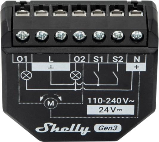 Produktbild Shelly 2PM Gen3 (Rolladenaktor)