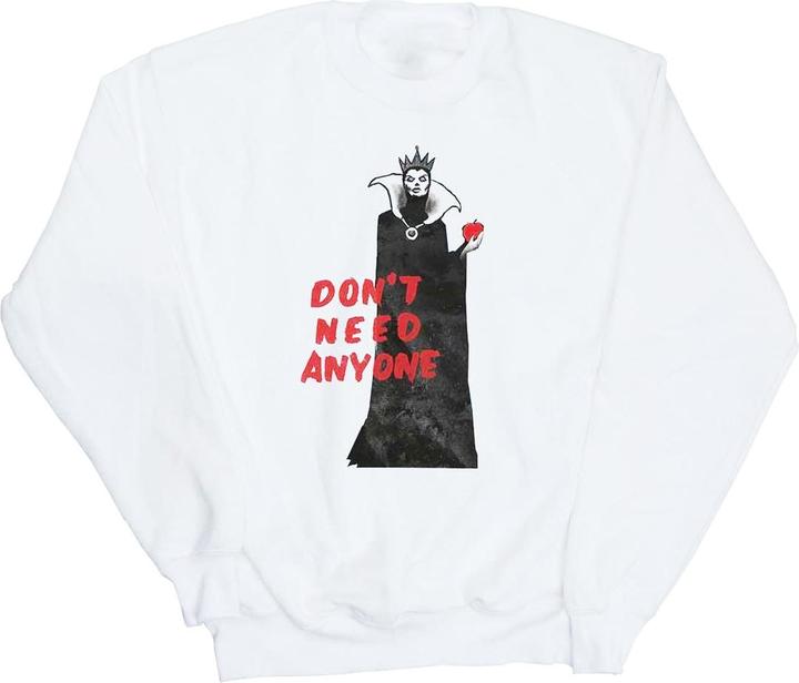 Actual product image Disney Womens/Ladies Villains Don't Need Anyone Sweatshirt (XL)