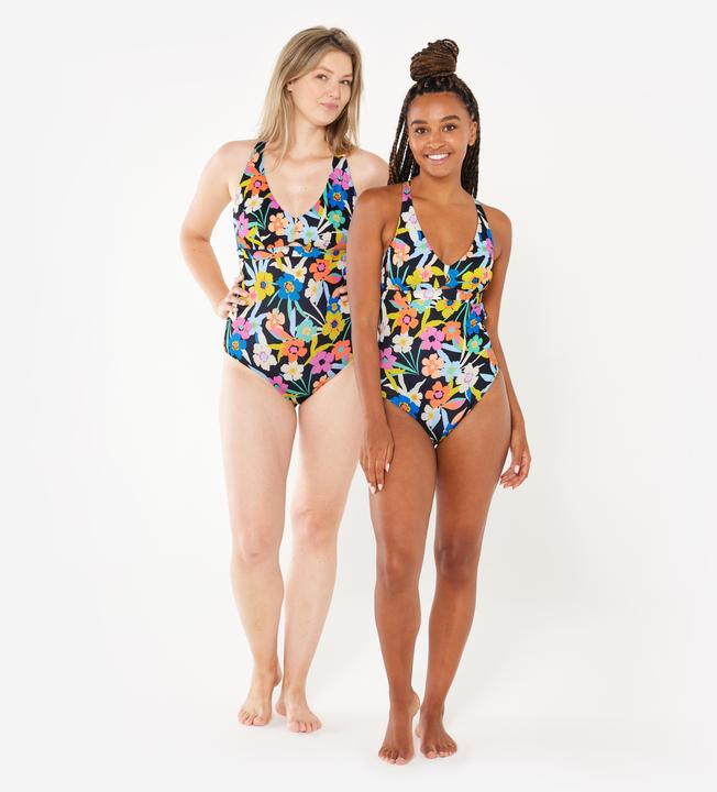 Actual product image Olaian Badeanzug Damen geblümt Agatha Azalea mehrfarbig (42)