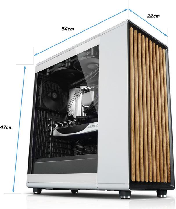 Produktbild Kiebel White Forest Ultra (Intel Core Ultra 7 265KF, 32 GB, 1000 GB, GeForce RTX 5060 Ti)
