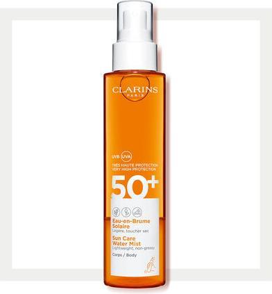 Actual product image Clarins Sun Care Water Mist (Sun spray, SPF 50, 150 ml, 202 g)