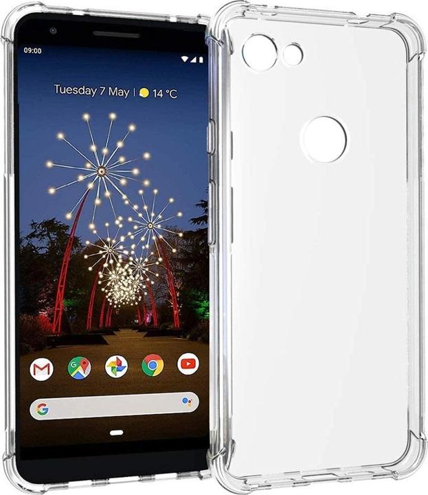 Actual product image Screenguard Google Pixel 3a Case Crystal Soft Airbag Bumper (Google Pixel 3a)