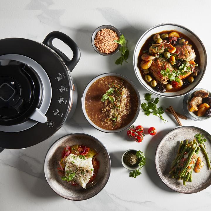 Actual product image Tefal Clipso+ Chef 6L Schnellkochtopf (22 cm, Steam cooker, Stainless steel)