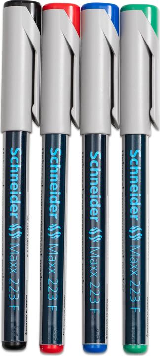 Produktbild Betzold Folienschreiber, wasserlöslich (Assortiert, 0.70 mm, 4 x)