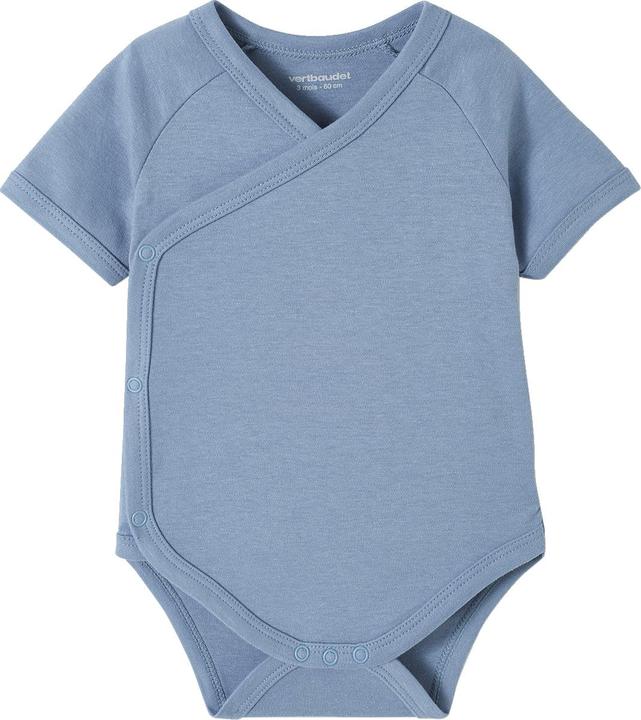 Actual product image Vertbaudet 5er-Pack Baby Wickelbodys Bio-Baumwolle Oeko-Tex (56)