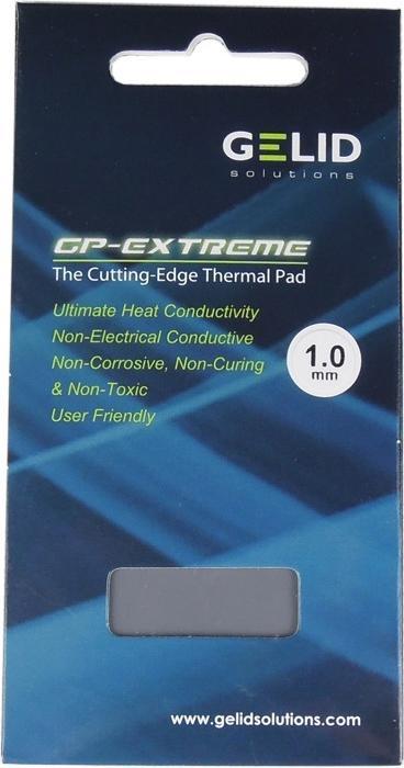 Image du produit Gelid GP-Extreme - 12 W/m-K - Gris - 80 mm - 40 mm - 1 mm (1 mm, 12 W/m K)