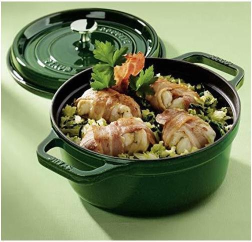 Immagine prodotto Staub Tostapane verde (28 cm, Pirofila + casseruola, Ghisa)