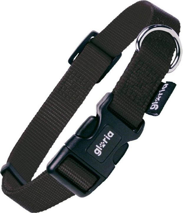 Gloria Hundehalsband 27-37 cm Schwarz S (Synthetik)