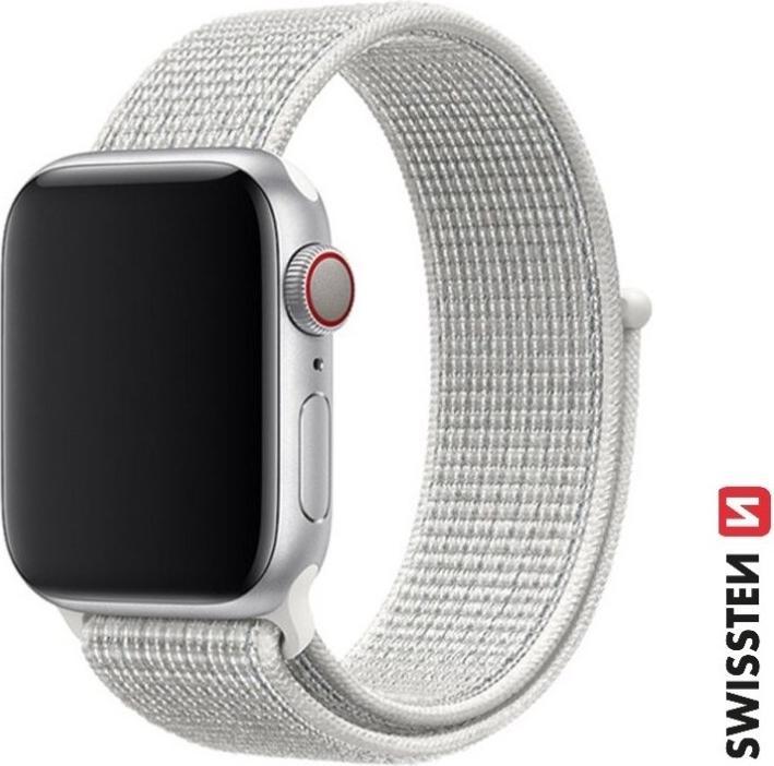Image du produit Swissten Nylon Band for Apple Watch 38/40/41 mm White (Nylon)
