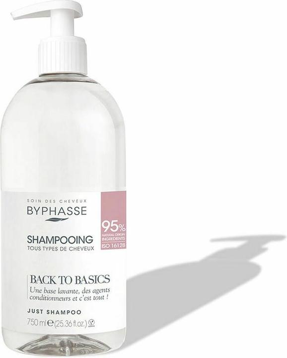 Byphasse BACK TO BASICS champú todo tipo de cabello 750 ml (750 ml, Flüssiges Shampoo)
