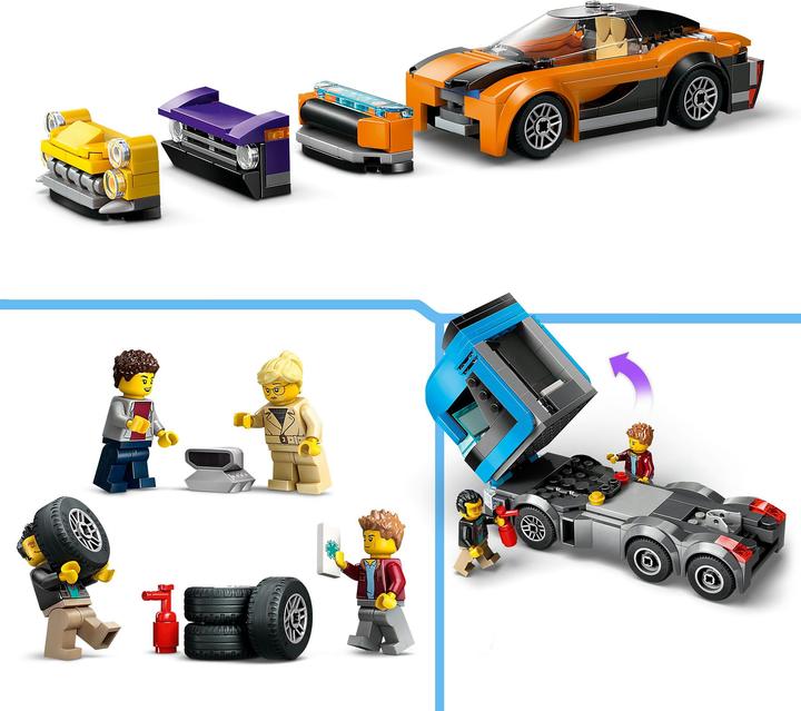 Produktbild LEGO Autotransporter mit Sportwagen (60408, LEGO City)