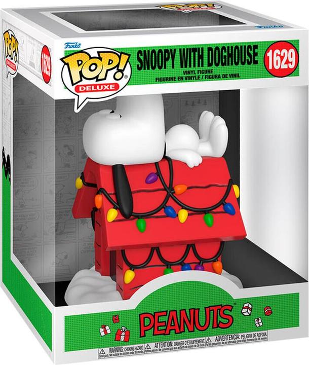 Actual product image Funko Pop! Deluxe: A Charlie Brown Christmas - Snoopy with Doghouse