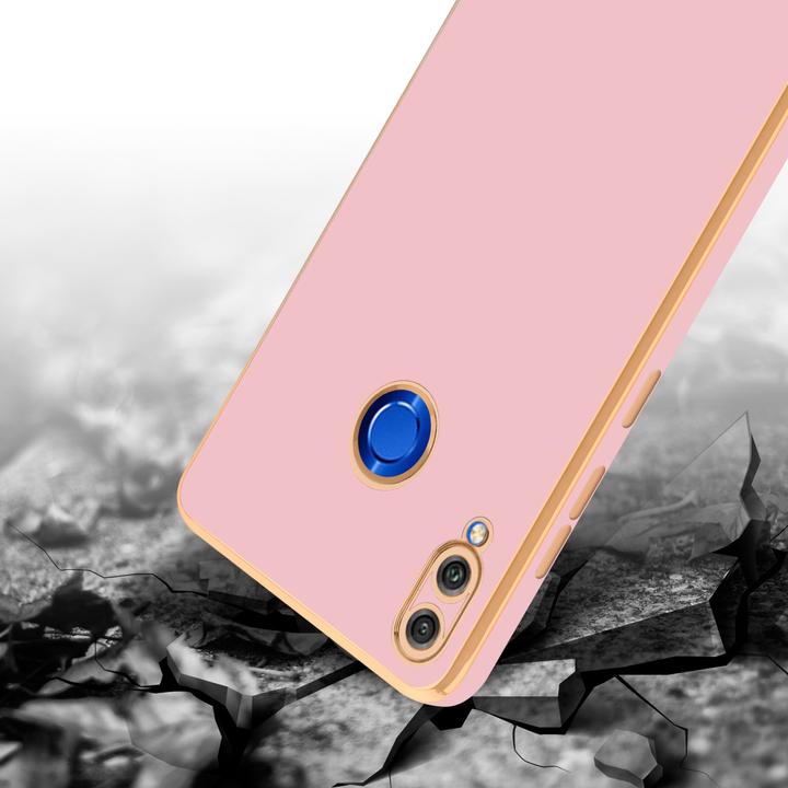 Productafbeelding Cadorabo Hoesje voor Honor 8X in TPU met camerabescherming LM130 Style (Honor 8X)