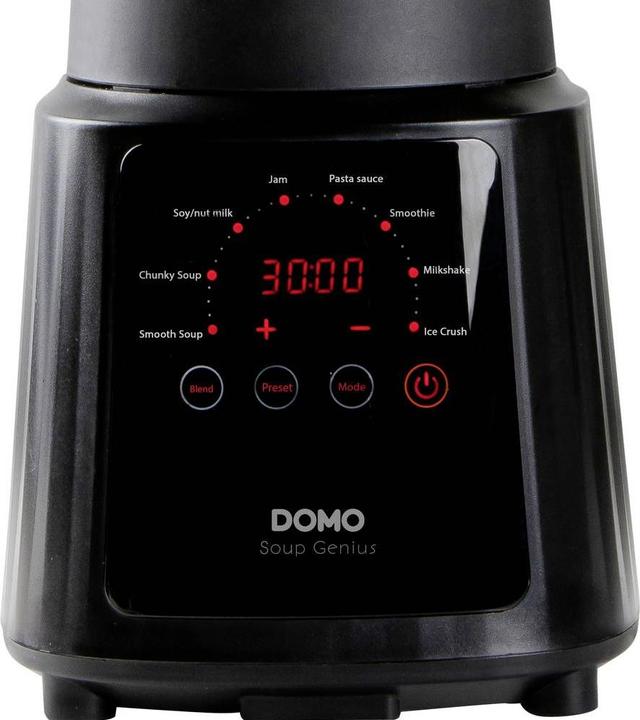 Actual product image Domo Digital Genius DO726BL Soup Maker Black (900 W)