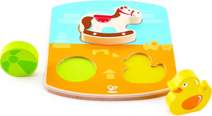 Image du produit Hape Puzzle à encastrement en bois Salle de jeux (4 pièces)