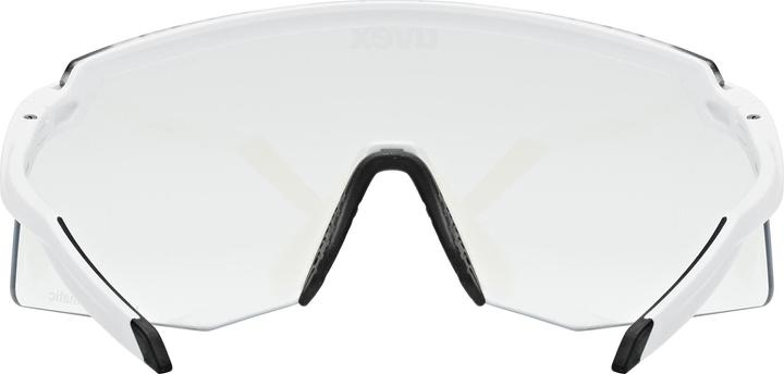 Produktbild Uvex Sports pace stage V Sportbrille (white matt (blue), variomatic mirror blue)