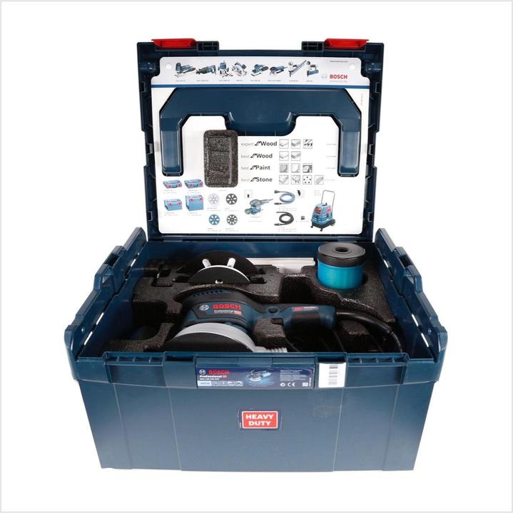 Image du produit Bosch Professional GEX 125-150 AVE Set, y compris L-BOXXXX (Ponceuse excentrique, 400 W)