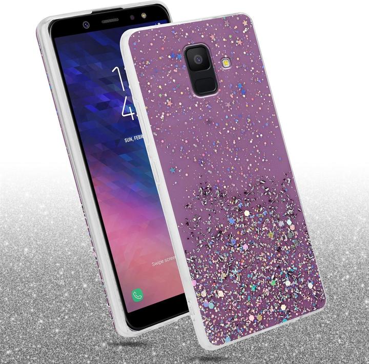 Actual product image Cadorabo TPU cover sparkling glitter (Samsung Galaxy J6 (2018))