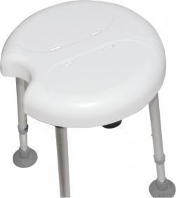 Produktbild Devilbiss Duschhocker Delphi mit Hygieneausschnitt (180 kg)