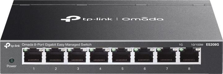 Actual product image TP-Link ES208G Omada 8-Port Gigabit Easy Managed Switch (8 Ports)