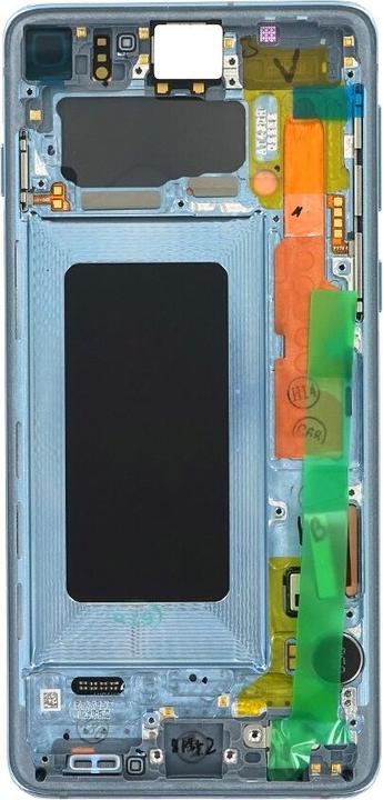 Image du produit Samsung Unité d'affichage G973F Galaxy S10 prism blue GH82-18850C + cadre (Écran, Galaxy S10)