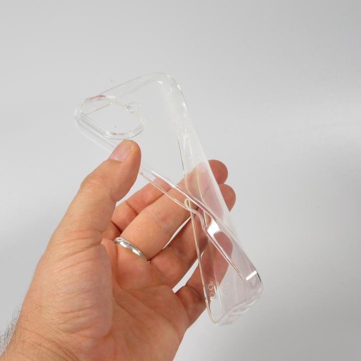Actual product image PhoneLook Cover Rubber Silicone Gel Simple Super Clear Flexible (Apple iPhone 16 Plus)