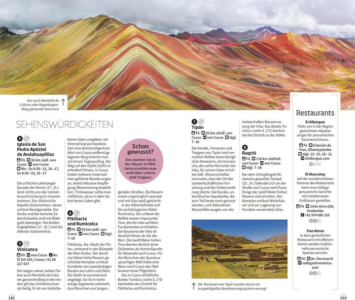 Produktbild DK Vis a Vis Peru (Deutsch, DK Verlag Reise, 2024)