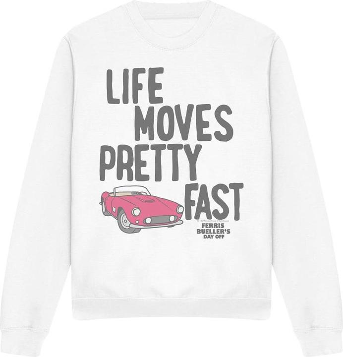 Actual product image Ferris Bueller´s Day Off Unisex Adult Slow Down Sweatshirt (S)