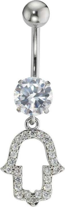 Image du produit Bijouteria Piercing nombril (Zircone, Acier chirurgical 316L)
