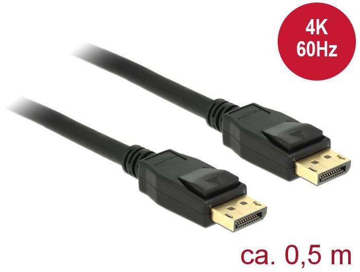 Actual product image Delock DisplayPort — DisplayPort (0.50 m, DisplayPort)