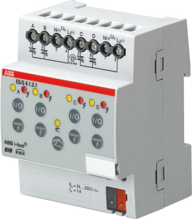 Image du produit ABB Actionneur de commutation quadruple ES/S4.1.2.1 1A REG ES/S4.1.2.1 (Actionneur de commutation)