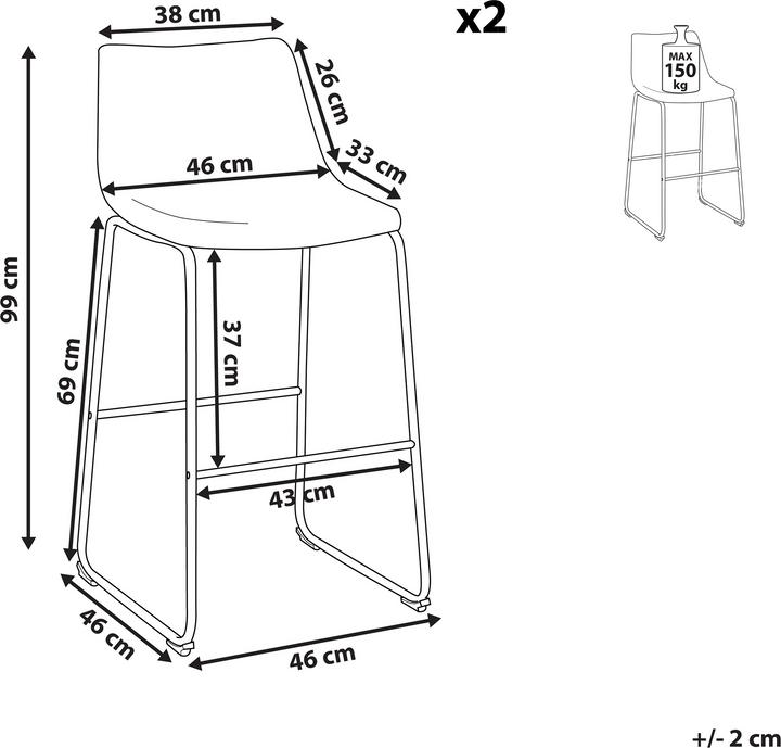 Actual product image Beliani Franks