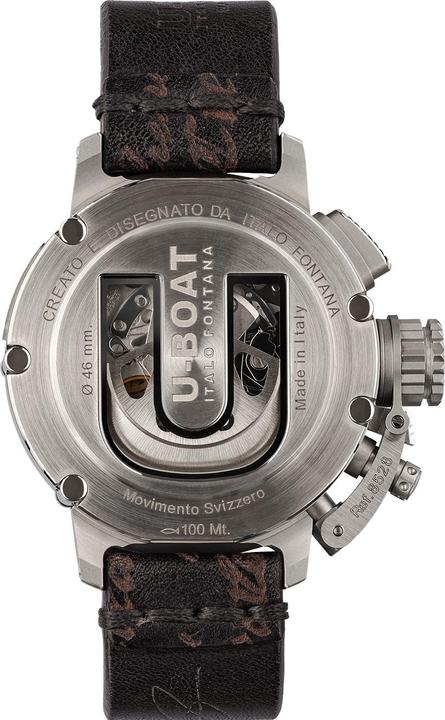 Immagine prodotto U-Boat 8528 Chimera Cronografo Automatico SS 46mm 10ATM (Cronografo, 46 mm)