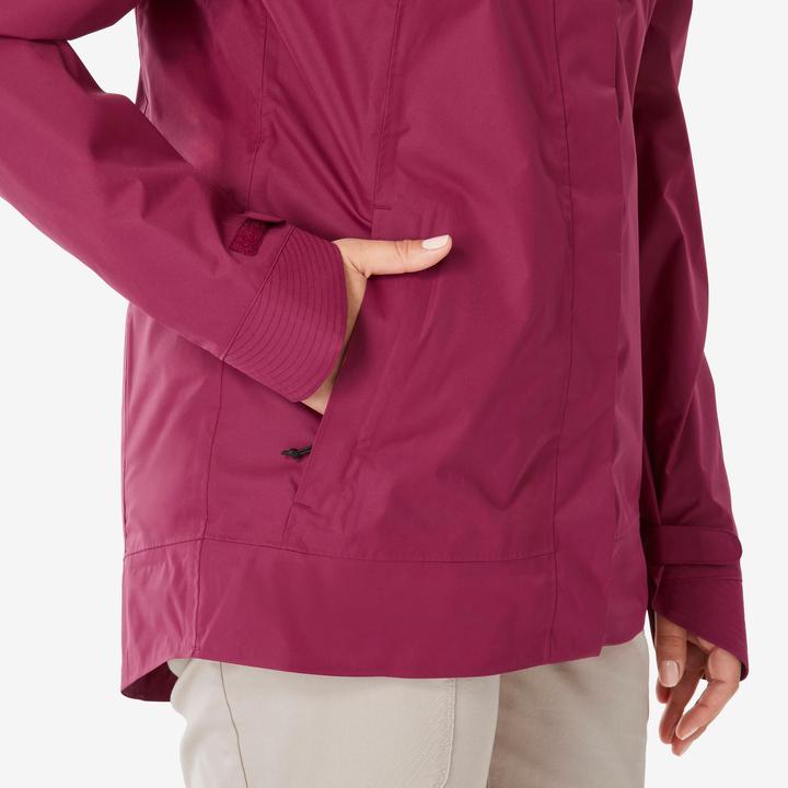 Produktbild Quechua Wanderjacke Damen wasserdicht - NH500 violett (M)