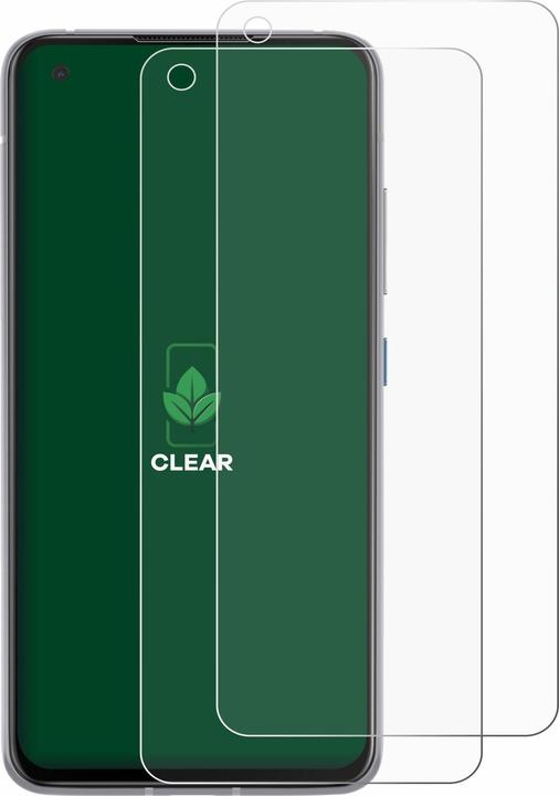 Actual product image ScreenLeaf Protective film sustainable screen protector screen protector film clear transparent (2 Piece, Asus Zenfone 8)