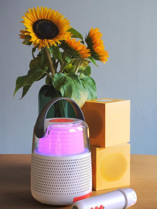 Actual product image Mobility on Board Karaoke speaker KS-80 grey (5 h, Electrical connection)