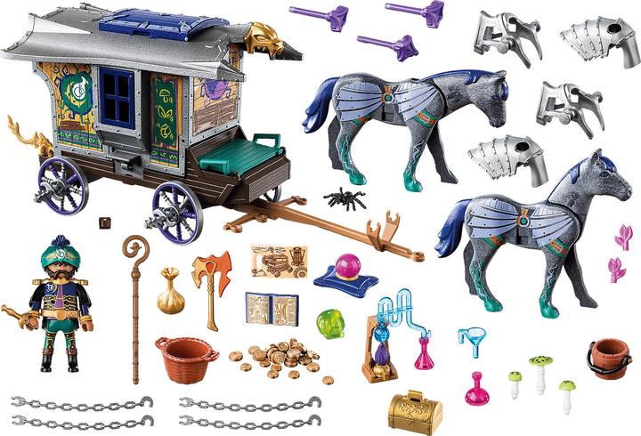 Produktbild Playmobil Violet Vale Händlerkutsche (70903, Playmobil Novelmore)