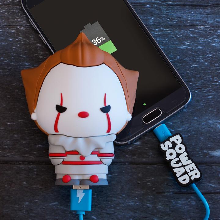 Actual product image PowerSquad Powerbank WB "Pennywise" - Warner Bros. (2500 mAh, 9.25 Wh)
