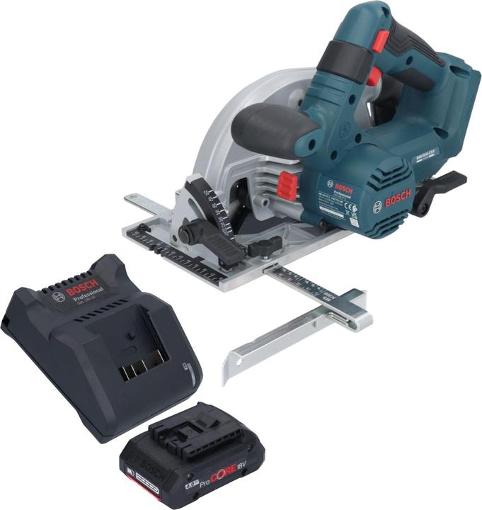 Actual product image Bosch Professional Bosch GKS 18V-57-2 Professional cordless circular saw 18 V 165 mm brushless + 1x ProCORE
