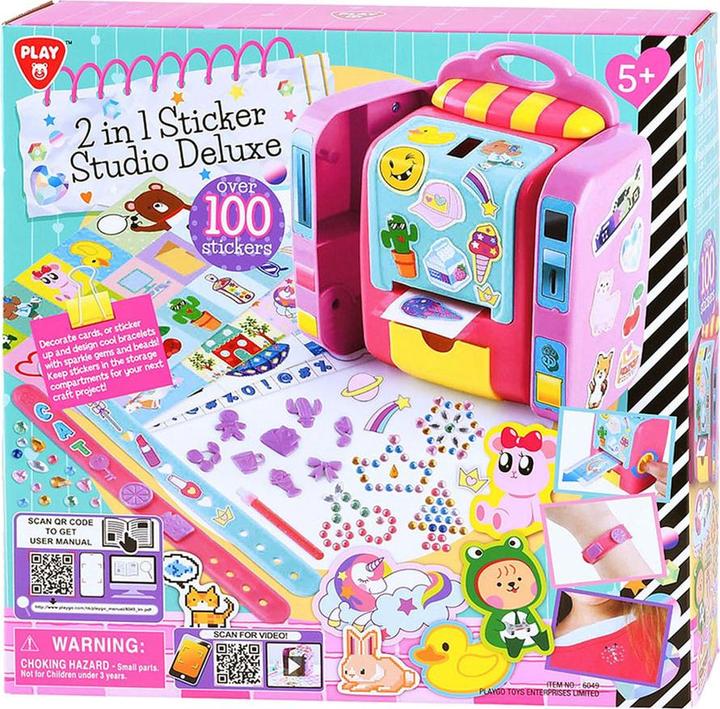 Play 2in1 Sticker Studio Deluxe Sticker Maker, 100 Sticker