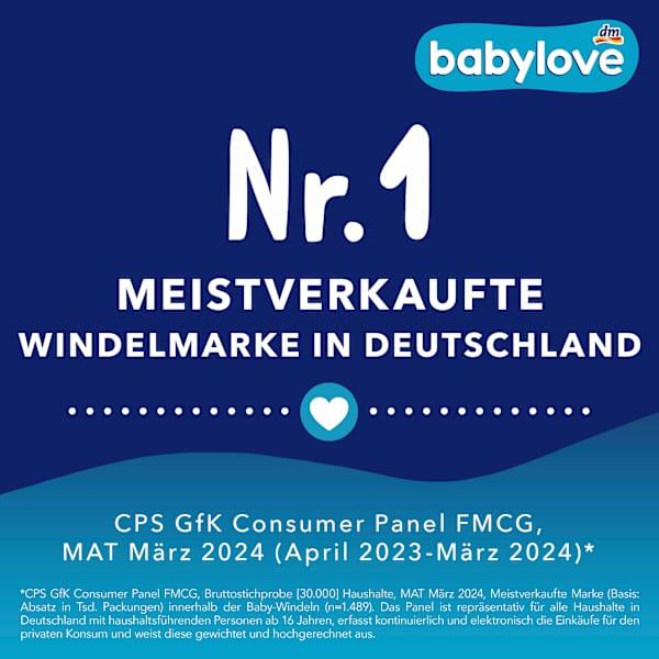 Produktbild dm babylove Windeln Premium (Gr. 8, Tragepack, 28 Stück)