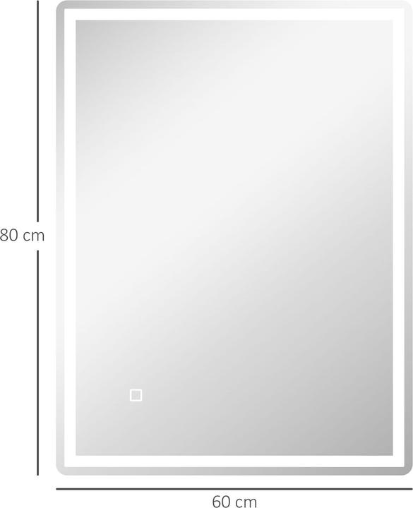 Jamb Bathroom mirror