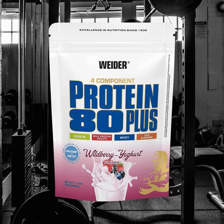 Image du produit Weider Protéine 80 Plus (Yogourt aux baies sauvages, 1 pcs, 500 g)