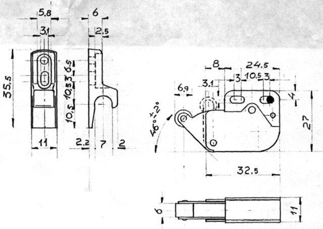 Actual product image Mini-Latch pressure latch with locking plunger